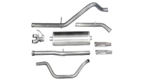 Chevrolet Silverado Performance Exhaust - Dual Rear Exit - CORSA Performance - Sport Cat-Back - Polished - `11-`13